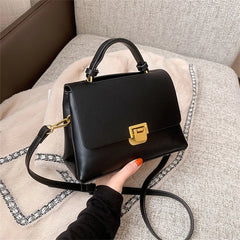 Winter PU Leather Tote Bag Mini Shoulder Messenger Crossbody