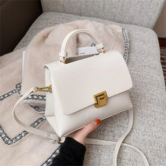 Winter PU Leather Tote Bag Mini Shoulder Messenger Crossbody
