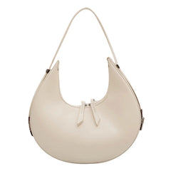 Summer Half Moon Handbag PU Leather Shoulder Bag