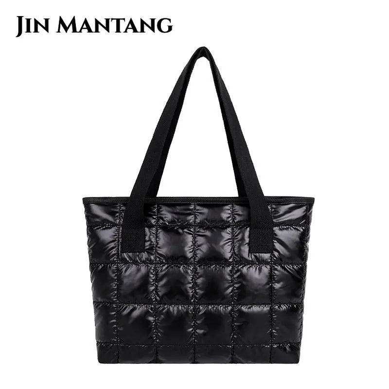 Women's Large Capacity Shopper Tote Bag Soft Shoulder Handbag for Autumn Winter