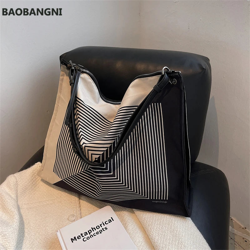 Totes Women's Shopper Bags Handbag Zipper Large Capacity Shoulder Bags