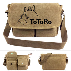 Totoro My Neighbor Cat Cross body Bag Messenger Bags Canvas Shoulder Bag