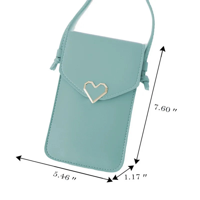 Women's Touch Screen Cell Phone Bag Crossbody Handbag