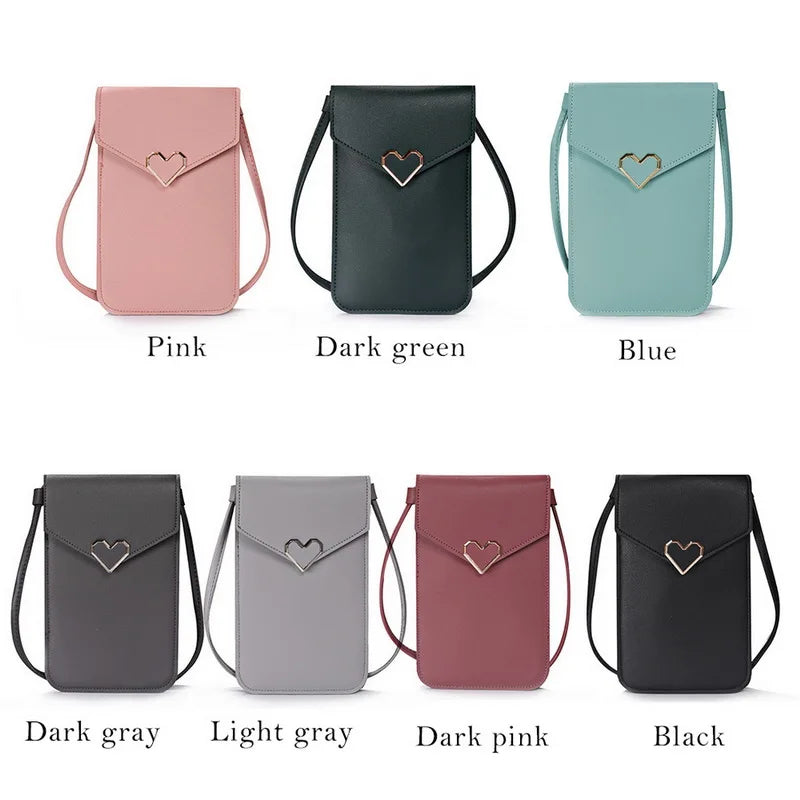 Women's Touch Screen Cell Phone Bag Crossbody Handbag