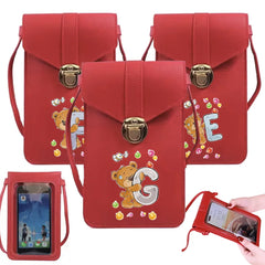 Touch Screen Cell Phone Bag for Samsung/iPhone/Huawei, Handbag Women Shoulder Ba
