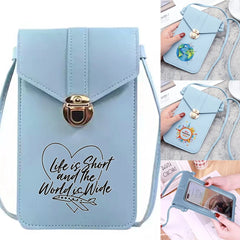 Travel Print Cell Phone Case Women Sho