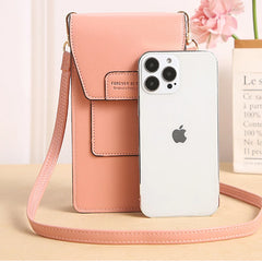 Multifunction Touch Screen Phone Pocket Women Crossbody Bag