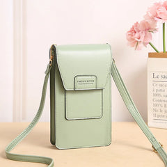 Multifunction Touch Screen Phone Pocket Women Crossbody Bag