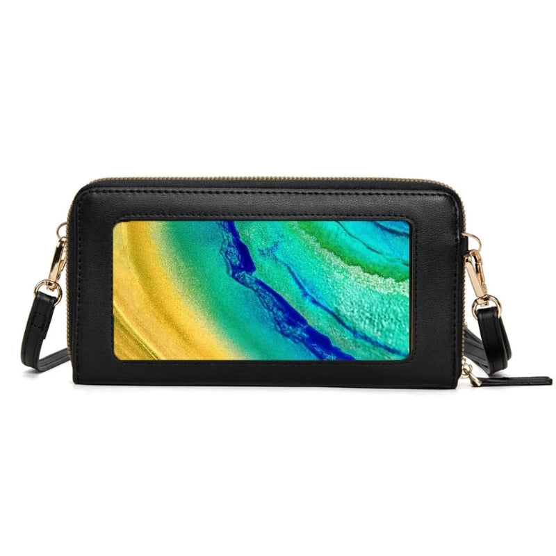 RFID Blocking Phone Purse for Women - Crossbody Shoulder Bag