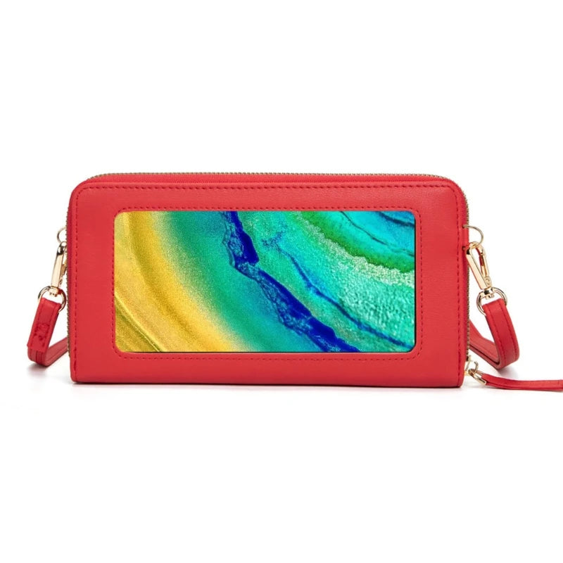 RFID Blocking Phone Purse for Women - Crossbody Shoulder Bag