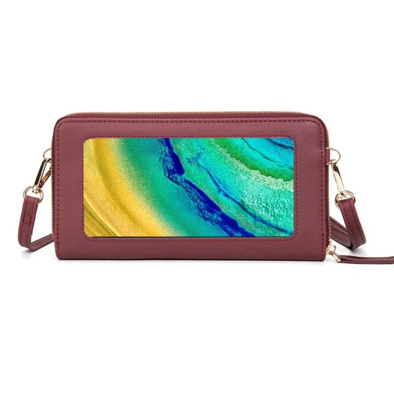 RFID Blocking Phone Purse for Women - Crossbody Shoulder Bag