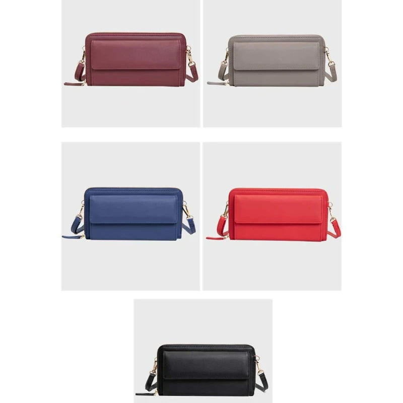 RFID Blocking Phone Purse for Women - Crossbody Shoulder Bag