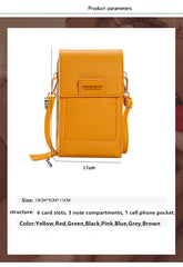 Touch Screen Shoulder Phone Bags Women's Bag Large Capacity Ant...