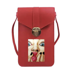 Touch Screen Universal Crossbody Shoulder Bag Leather Purse Handbag