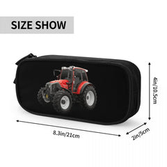Tractor Pen Box Student School Anime Zipper Pen Bag Child Stationery Bag