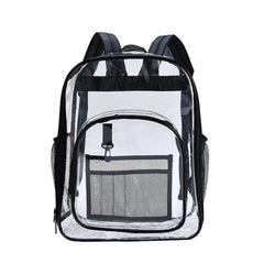 Transparent Backpack Waterproof Laptop Shoulder Bag Travel Hiking