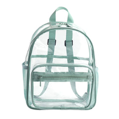 Transparent Waterproof PVC Backpack for Students and Beach