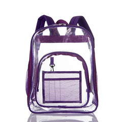 Transparent Waterproof PVC Backpack for Students and Beach