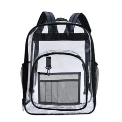 Transparent Waterproof PVC Backpack for Students and Beach