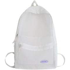 Transparent Backpack Women Teenage Girls School Bag Clear PVC Solid Bags