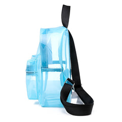 Clear Backpack Women Waterproof Book Bag Female College Students Travel Rucksack