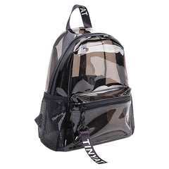 Women's Transparent Jelly Backpack Waterproof PVC Beach Travel Bag