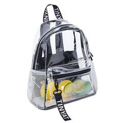 Women's Transparent Jelly Backpack Waterproof PVC Beach Travel Bag