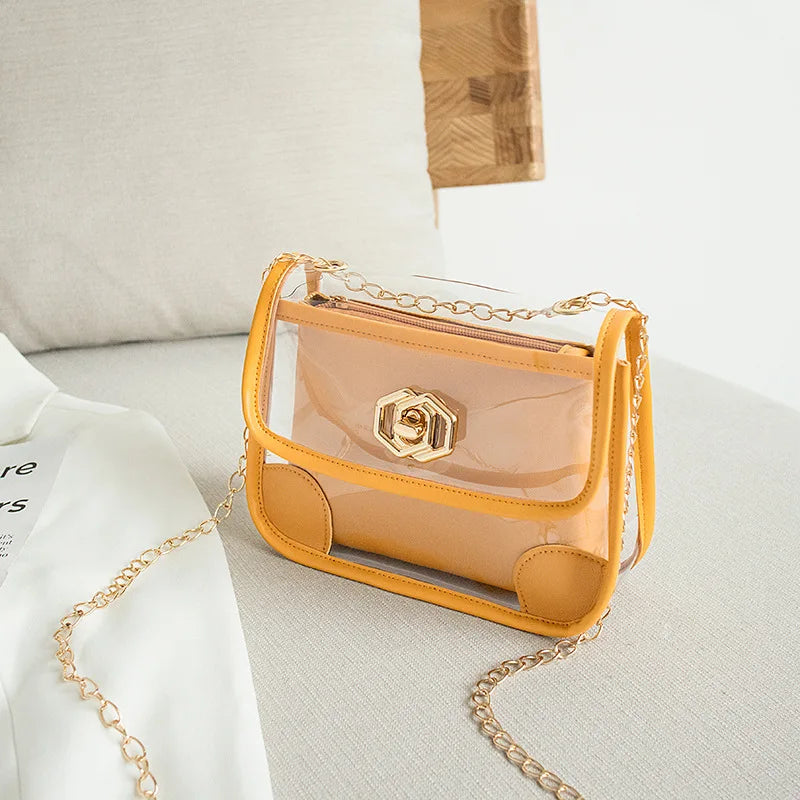Sweet Jelly Chain Bag 2 In 1 for Summer Shoulder Messenger