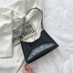 Clear Jelly Handbag Shoulder Bags for Women Evening Party Underarm Bag