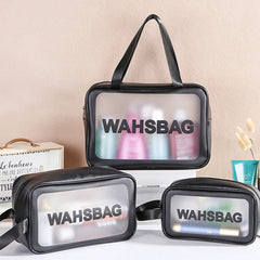 Clear Cosmetic Bag PVC Zipper Makeup Beauty Case