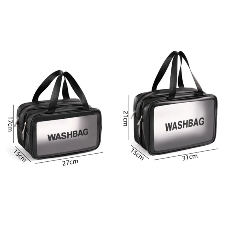 Clear Cosmetic Bag PVC Zipper Makeup Beauty Case