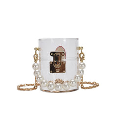 High-quality PVC Women's Handbag Chain Shoulder Messenger Bag