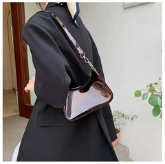 Transparent Jelly Bag PVC Shoulder Underarm Bag