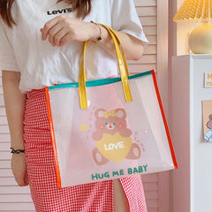 Transparent Jelly Bag Female Summer Travel Handbag