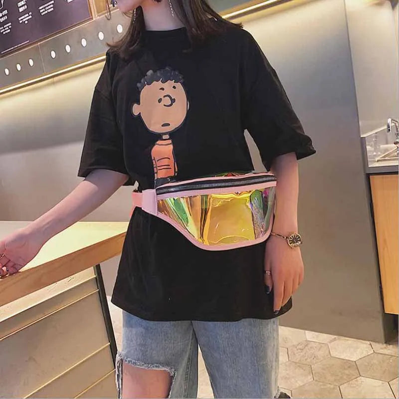 Transparent PVC Shoulder Bags Women Jelly Bags Purse Solid Handbags