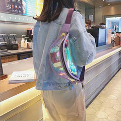 Transparent PVC Shoulder Bags Women Jelly Bags Purse Solid Handbags