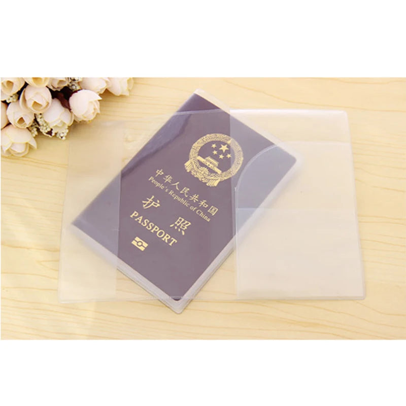 Transparent Passport Cover Waterproof Travel Case