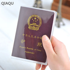 Transparent Passport Cover Waterproof Travel Case