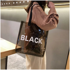 Transparent Shoulder Bag Jelly Bags For Women Handbags