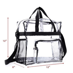 Clear Tote Bag for Stadium Security and Travel
