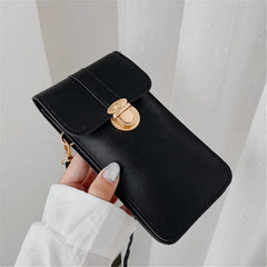 Retro Mobile Phone Bag Women Chain Messenger Bag Small Flap Bag