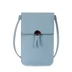 Transparent Touch Screen Retro Mobile Phone Bag PU Chain Messenger Bags