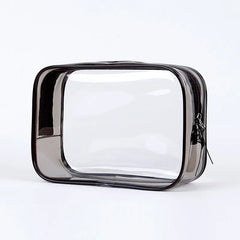 Transparent Women Travel Makeup Bags Clear Zipper Cosmetic Case
