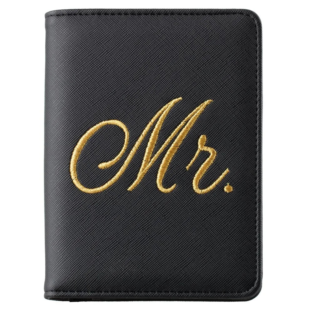 Trassory Gift Travel Wedding Couple Mr Mrs Rfid Passport Holder Case Cover