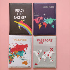 Travel World Women's Passport Cover Ticket Holder Passport Pouch
