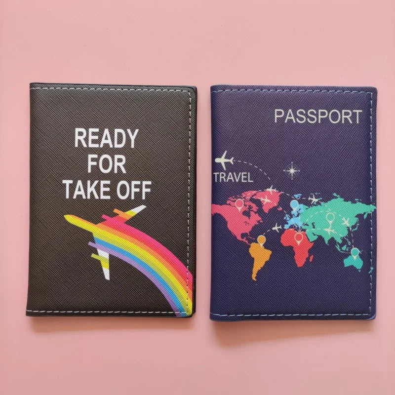 Travel World Women's Passport Cover Ticket Holder Passport Pouch