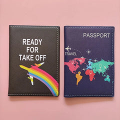 Travel World Women's Passport Cover Ticket Holder Passport Pouch