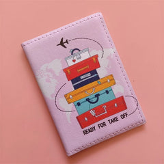 Travel World Women's Passport Cover Ticket Holder Passport Pouch