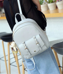Travel Backpack Casual Backpack Woman High Leather Bags Sets Girls Bags Backpack
