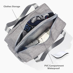 Large Capacity Travel Bag with Wet/Dry Separation, Fitness and Swimming Bag